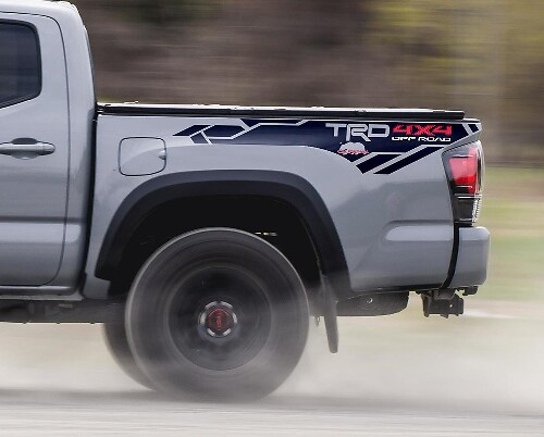 Autocollant en vinyle California TRD 4x4 tout-terrain pour flanc de caisse Toyota Tundra 2013-2019