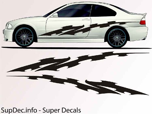 Vinyle Auto Body Graphics EXTÉRIEUR EXTÉRIEUR Sticker autocollant B785