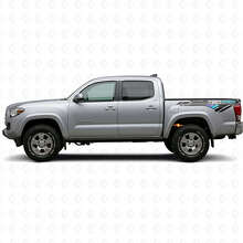 Autocollant Vinyle Style Vintage TRD 4x4 pour Paroi de Benne Toyota Tacoma_2