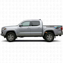Autocollant Vinyle Latéral Arrière Style Vintage TRD 4x4 Pour Tacoma Tundra_2