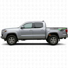 Autocollant Vinyle Style Vintage TRD 4x4 pour Paroi de Benne Toyota Tacoma_3