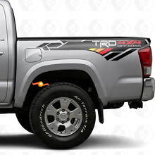 Autocollant Vinyle Latéral Arrière Style Vintage TRD 4x4 Pour Tacoma Tundra_4