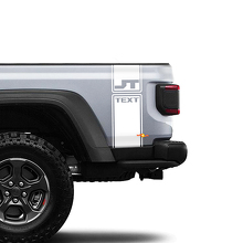 Jeep Gladiator 2 Side jt blanc brillant 6.4 hémi Autocollant Autocollant Style Usine Corps Vinyle Graphique Rayures Kit 2018 - 2021
 2
