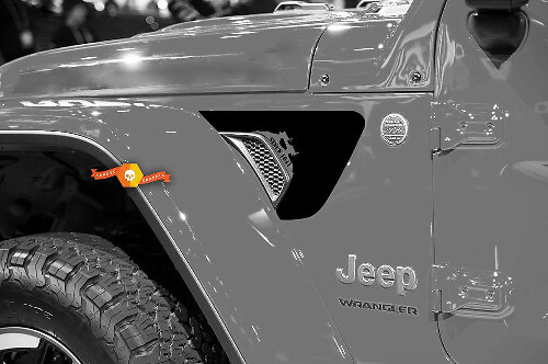 Autocollant en vinyle pour évent d'aile Willys 1941 pour Jeep Wrangler 2018-2021