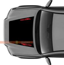 Énorme TRD 4x4 PRO Sport Off Road PAS DE SCOOP ! Autocollants en vinyle pour capot adaptés aux modèles Toyota Tacoma 2016 - 2021
 2