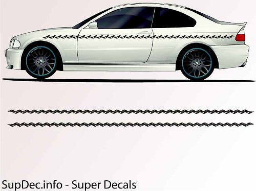 Graphiques de carrosserie en vinyle AUTOMOBILE EXTÉRIEUR EXTÉRIEUR Autocollant B795
