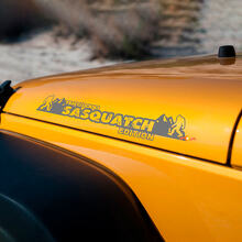 Autocollants vinyles personnalisés de capot édition Sasquatch pour Jeep Wrangler_2