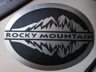 Rocky Mountain 5 pouces décalcomanies pour Jeep Wrangler Rubicon porte autocollants vinyle
