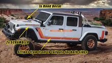 Kit Scrambler pour Jeep Gladiator Style rétro old school
 3