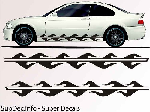 Vinyle Auto Body Graphics EXTÉRIEUR EXTÉRIEUR Sticker autocollant B799