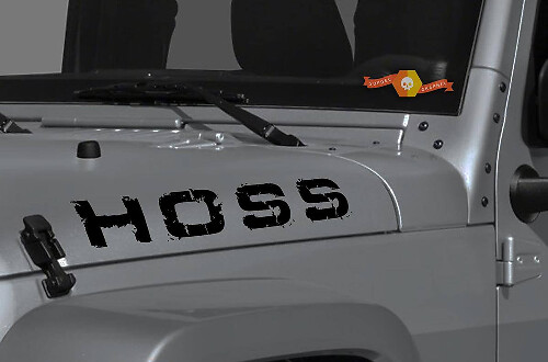 Nouveau Jeep Wrangler Gladiator JT JL JLU Rubicon personnalisé détruit HOOS accessoire vinyle autocollant autocollant kit graphique pour 2018 2021
