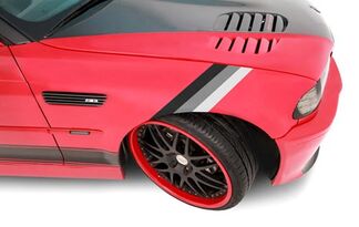 Autocollant de capot à rayures monochromes trois couleurs BMW Motorsport M3 M5 M6
