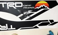 Autocollants en vinyle Vintage TRD 4x4 PRO Sport Off Road Side pour Tacoma 13-2020 ou Tundra 13-2020
 2