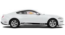 Autocollants en vinyle à rayures de bas de caisse de course pour Ford Mustang 2020
 3