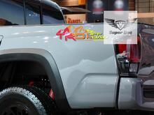 Paire d'autocollants en vinyle TRD Off Road Mountain pour les côtés de lit Toyota Tacoma Tundra FJ Cruiser_2