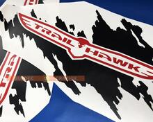 Paire d'autocollants de chevet Trail Hawk Jeep Renegade Compass 2 couleurs
 2