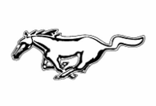 Nouveau autocollant logo Ford Mustang 1
