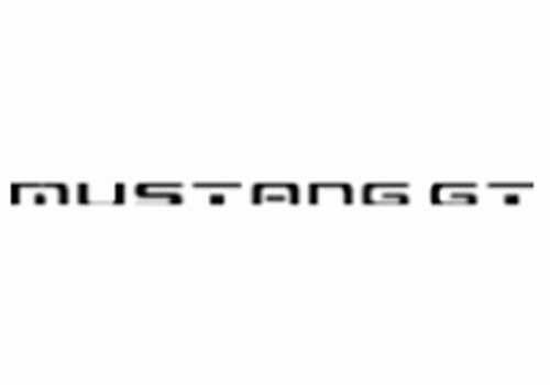 Autocollant logo Mustang 1
