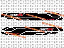 Paire d'autocollants en vinyle pour côté de lit Pro 4X Titan pour Nissan Titan 2015 - 2020
 2