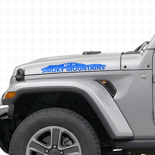 Autocollant en vinyle capot Smoky Mountains pour Jeep Wrangler_2