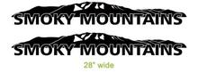 Autocollants de fenêtre Smoky Mountains New Mountains pour capot Jeep Wrangler Rubicon Renegade autocollant en vinyle
 2