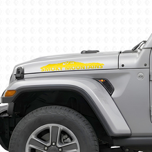 Autocollant en vinyle capot Smoky Mountains pour Jeep Wrangler_5