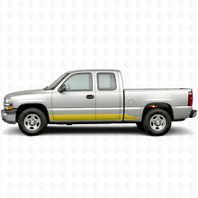 Bandes en vinyle superposées pour portes et bas de caisse Chevrolet Silverado 1500 GMT800 1999-2007_3