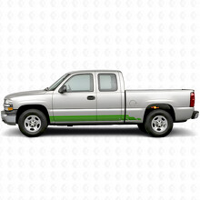 Bandes en vinyle superposées pour portes et bas de caisse Chevrolet Silverado 1500 GMT800 1999-2007_6