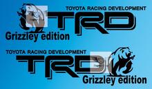TRD Grizzley Edition personnalisé Toyota Racing Development hors route Tacoma Tundra FJ Cruiser autocollant autocollant toutes les couleurs
 2