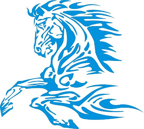 Autocollant de décalque de logo de Mustang #3