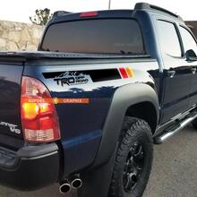 Paire TRD Off Road Sport Mountains Vintage Stripes pour Tacoma Side Vinyl Stickers Decal Fit to Toyota Tacoma 2005–2020
 2