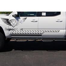 Kit d'autocollants en vinyle à rayures latérales de lit Tacoma pour Toyota Tacoma TRD
 2