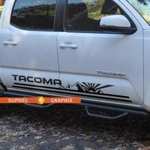 TRD Montagnes et JDM soleil levant 4x4 Bed Stripes Vinyl Stickers Decal Kit pour Toyota Tacoma TRD
 2