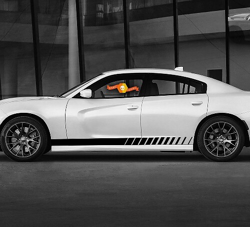 Dodge Script Stripe Rocker Panel Side Band Decal Sticker pour les graphiques Hemi Daytona RT GT Mopar
