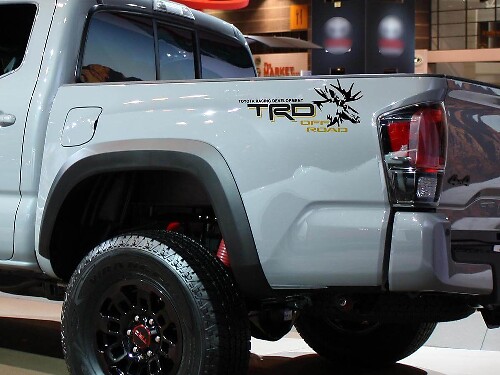 Autocollant vinyle TRD Off Road Moose Bedside pour Toyota Tundra