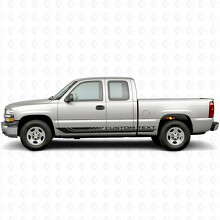 Bandes adhésives personnalisées pour encadrement de porte et bas de caisse pour Chevrolet Silverado 1500 GMT800 1999-2007_2