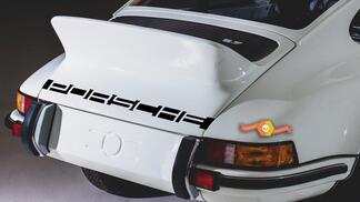 Autocollant Porsche 911 Lettres Bande Arrière Sticker
