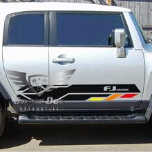 Autocollants en vinyle Toyota FJ Cruiser Vintage Side
 2
