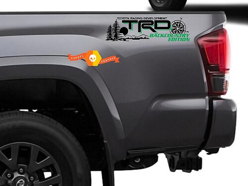 Autocollants Décoratifs Graphiques Forêt TRD Compass pour Toyota Tacoma 2016-2020