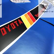 Autocollant vinyle vintage style TRD pour pare-brise de camions Toyota_2
