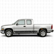 Bandes Vinyles Topographiques pour Portières et Bas de Caisses Chevrolet Silverado 1500 GMT800 1999-2007_2