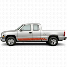 Bandes Vinyles Topographiques pour Portières et Bas de Caisses Chevrolet Silverado 1500 GMT800 1999-2007_4