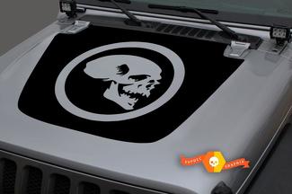 Jeep 2018-2021 Gladiator JT Wrangler JL JLU Capot Tête de Mort Vinyle Autocollant Graphique
