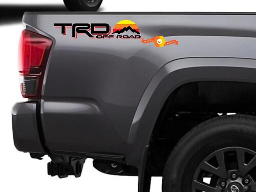 Autocollant vinyle latéral style vintage TRD Off Road pour Toyota Tacoma Tundra 4Runner