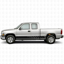Bandes en vinyle décalées pour porte et bas de caisse pour Chevrolet Silverado 1500 GMT800 1999-2007_2