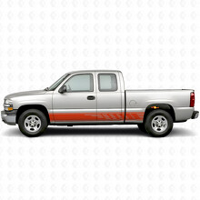 Bandes en vinyle décalées pour porte et bas de caisse pour Chevrolet Silverado 1500 GMT800 1999-2007_4