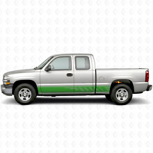 Bandes en vinyle décalées pour porte et bas de caisse pour Chevrolet Silverado 1500 GMT800 1999-2007_6