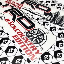 Toyota Racing Development TRD Backcountry édition 4X4 côté lit Montagnes Boussole Autocollants graphiques autocollants pour Tacoma 2016 - 2020 Noir Rouge
 2