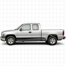 Bandes de Vinyle Contour Parallèle pour Porte & Bas de Caisse pour Chevrolet Silverado 1500 GMT800 1999-2007_2