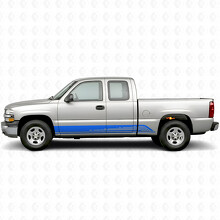 Bandes de Vinyle Contour Parallèle pour Porte & Bas de Caisse pour Chevrolet Silverado 1500 GMT800 1999-2007_5
